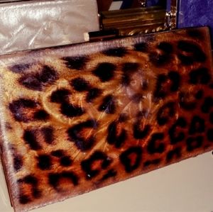 S.W. Leopard Clutch Purse